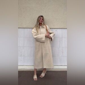 Women's Cream Teddy Jacket